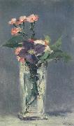 Edouard Manet Carnations and Clematis in a Crystal Vase (mk40) oil painting picture wholesale